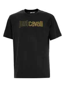 Футболка с логотипом Just Cavalli, черный