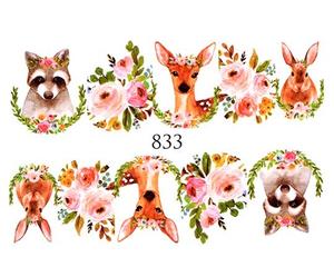 Водные наклейки для ногтей - №833, Raisin