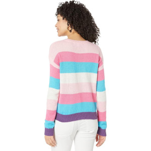 Свитер Lilly Pulitzer Amala Sweater, цвет Coral Sands Lagoon Stripe