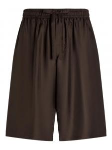 Dolce & Gabbana шорты с кулиской, коричневый