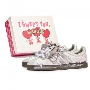 Adidas Neo Кроссовки для скейтбординга VL Court 2.0 Lifestyle Wujie, Box, Circular Economy, нескользящие, розовые, унисекс