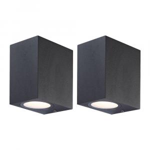 Настенный светодиодный светильник, алюминиевый, темно-серый Globo Lighting, черный