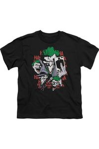 Футболка DC Comics Four Of A Kind с коротким рукавом для детей Gildan, черный