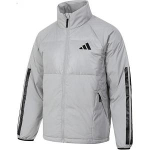 Пуховик мужской серый Adidas