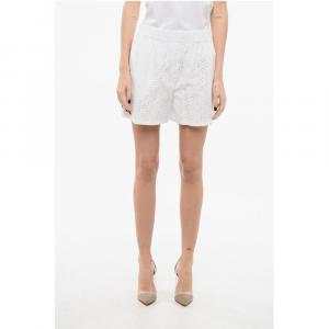 Шорты с вышивкой «англез» Kenzo, White