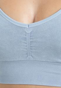 Спортивные бюстгальтеры с легкой поддержкой BATIK ACID VERA SCRUNCH Smilodox, светло-голубой