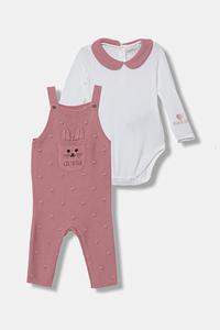 Комплект из 2 хлопковых детских вещей Guess, розовый
