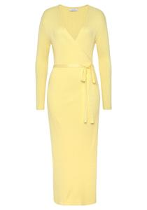 Вязаное платье LASCANA, Yellow