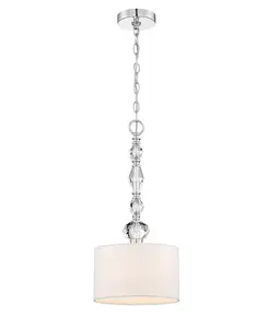 Мини-Подвесной светильник Evi 1 Designers Fountain, chrome