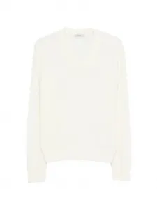 Свитер с V-образным вырезом Entire Studios, бежевый