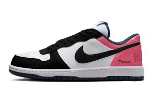 Nike Большие черный, розовые и красные амортизирующие, износостойкие низкие скейтбордные кроссовки унисекс