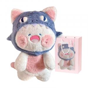 Милый плюшевый персонаж Shark Cat Shark Bee для детей, высота 35см/50см Pippi beans