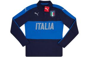 PUMA Футболка-поло мужская синяя черная