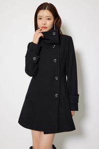 Мини-пальто 25 с верхним воротником Cinderella Line Rienda, цвет Black