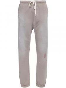 MM6 Maison Margiela спортивные брюки с логотипом, серый