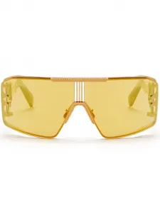 Солнцезащитные очки Le Masque с затемненными линзами Balmain Eyewear, желтый