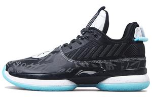 Баскетбольные кроссовки WOW 7 мужские с низким верхом, черные/белые/синие Lining