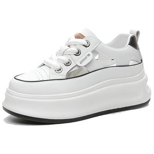 Низкие повседневные туфли с амортизацией и износостойкостью для женщин JIETEGONGYANG, Beige