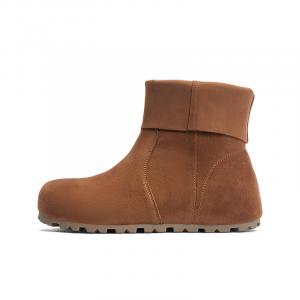 JOSINY Женские полусапожки хаки на тонком флисе, цвет Khaki (Thin Fleece)