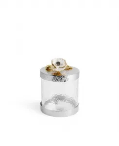 Контейнер для анемонов - очень маленький Michael Aram, серебристый оттенок