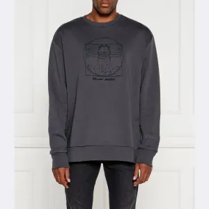 Толстовка оверсайз Iceberg, серый