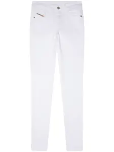 Джинсы скинни 2017 Slandy с заниженной талией DIESEL, белый
