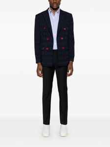 Зауженные брюки Incotex по фигуре, синий