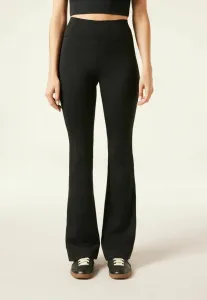 Леггинсы-Брюки с расклешенной юбкой из мягкой ткани высшего качества. Calzedonia, Black