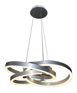 Круглый светодиодный подвесной светильник с управлением со смартфона Näve, алюминий