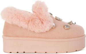 Ботинки London Rag Zeta Charm Detail Slip On Snow Boots, Pink