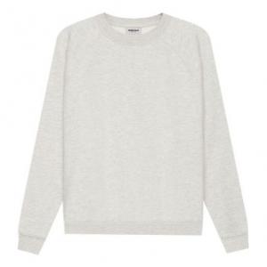 Толстовка Fear of God Essentials SS21 Pullover Crewneck Light Heather Oatmeal, цвет oatmeal