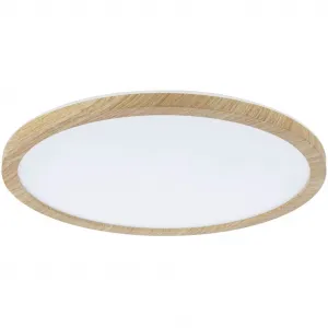 Светодиодная панель Atria Shine 16Вт 4000K 293мм, дуб, пластик, IP44 Нейтральное белое фоновое освещение Paulmann, Holzfarben