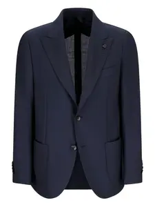 Жакет с накладными карманами Lardini, синий