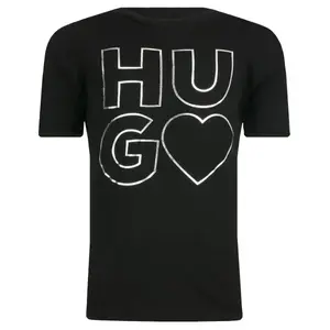 Футболка стандартного кроя Hugo, черный