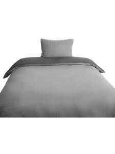 Двустороннее постельное белье из микрофибры для односпальных и двуспальных кроватей, антрацитово-серого цвета COFI 1453, 200 x 200 см