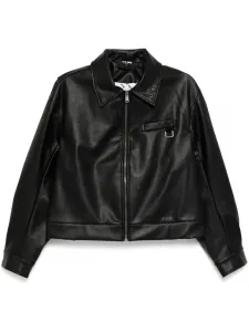 Куртка Choices из искусственной кожи TEAM WANG design, черный