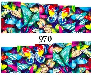 Водные наклейки для ногтей - №970, Raisin