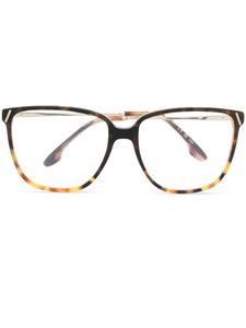 Очки черепаховой расцветки Victoria Beckham Eyewear, коричневый