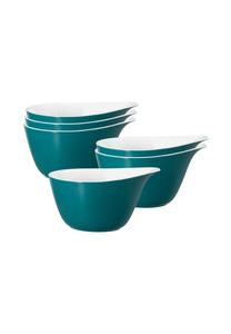 Набор из 6 мисок для мюсли Life Seltmann Weiden 600 мл petrol