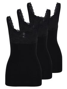 Нижняя рубашка Nina von C. Fine Cotton, черный