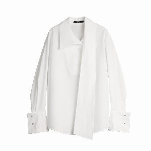 Рубашка женская с шарфовым воротником Moderate ELLE, белый