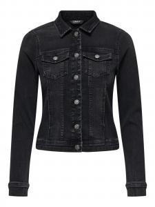 ONLY Куртка межсезонная 'ONLWonder' в черном дениме