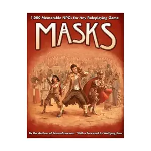 Masks - 1000 Memorable NPCs for Any Roleplaying Game, Role Playing Games (Engine Publishing), мягкая обложка