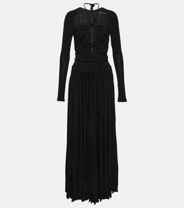 Платье макси из джерси с вырезом Proenza Schouler, черный