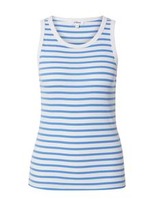 Топ s.Oliver, Royal blue/White