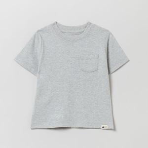 Футболка из органического хлопка с карманом Gap, серый