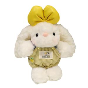 Плюшевый брелок с милым кроликом и длинными ушами, высота 18см Mr. Toy, желтый