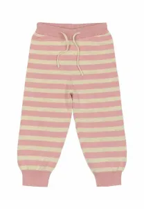 Брюки Petit Piao, Off White/Rosa