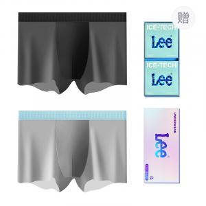 Классические 101 трусы мужские подарочный набор из 2 полосок Lee, черный
