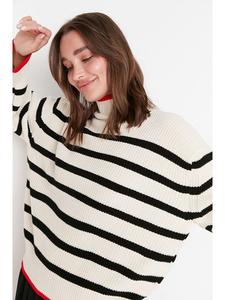 Свитер trendyol, кремовый/черный